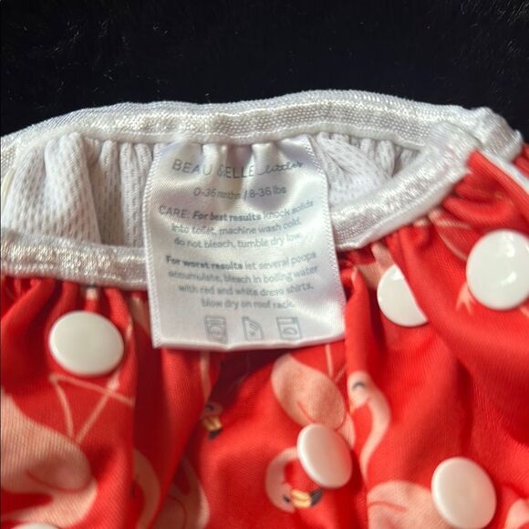 Flamingo Print Swim Diaper Cover - Picture 2 of 3